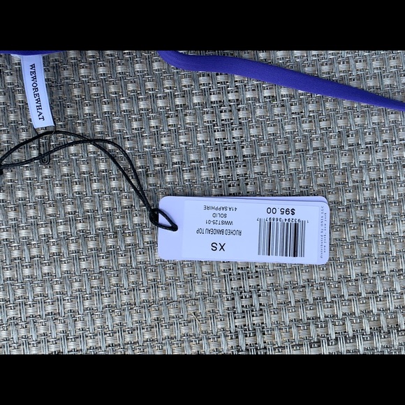 Ruched Bandeau Swim Suit Top - Picture 6 of 8